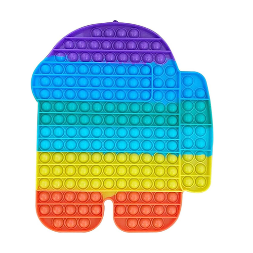 among us rainbow stress relief toy