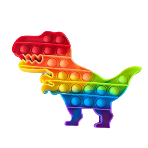 Dinosaur shaped rainbow