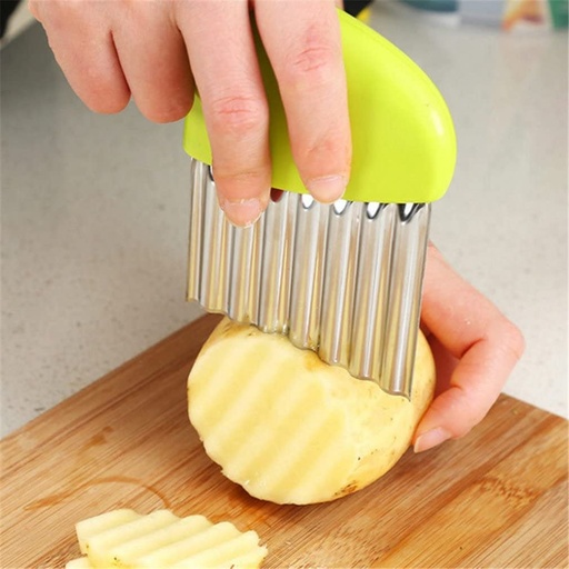 Potato wave blade cutter