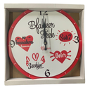 Wall Printed Valentine Watch