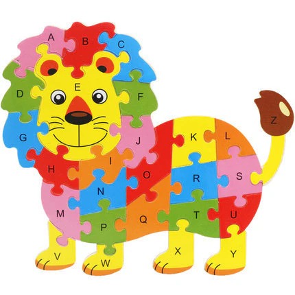 Wooden Puzzle Alphabet Toys