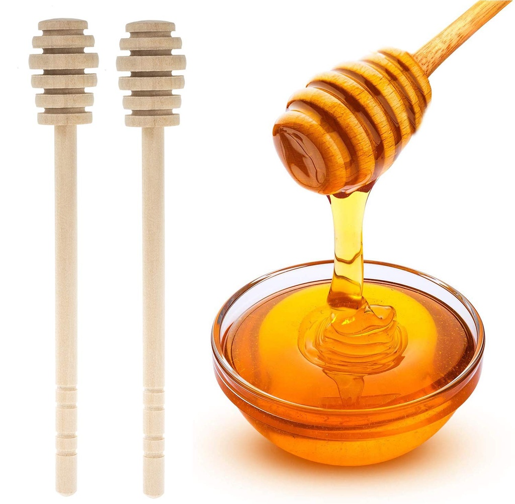 Wooden honey spoon