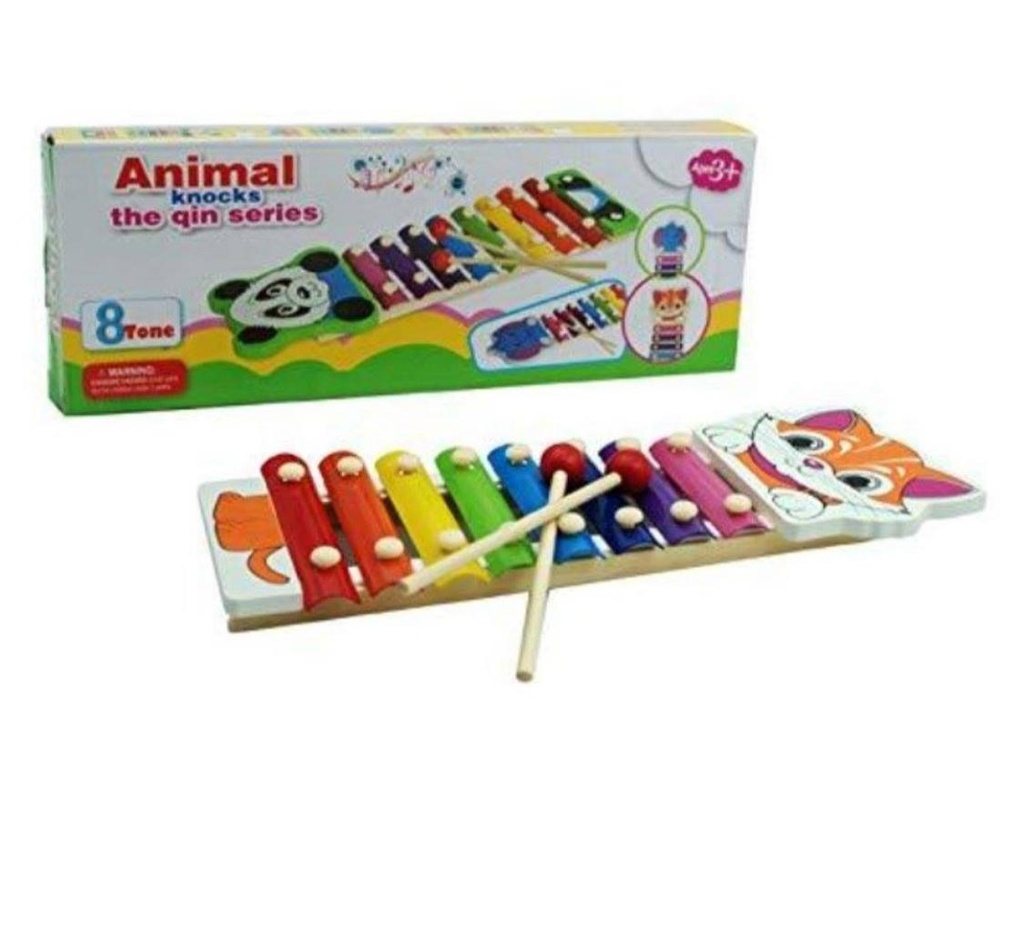 Carton animal hand knock piano series 8 tone