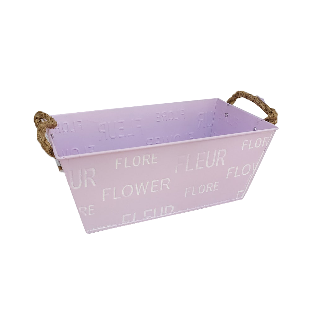 Colorful Rectangle Metal Bucket