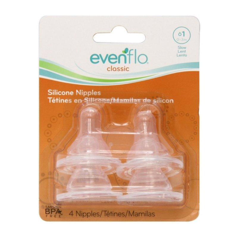 Evenflo classic nipple slow lent 0-3m