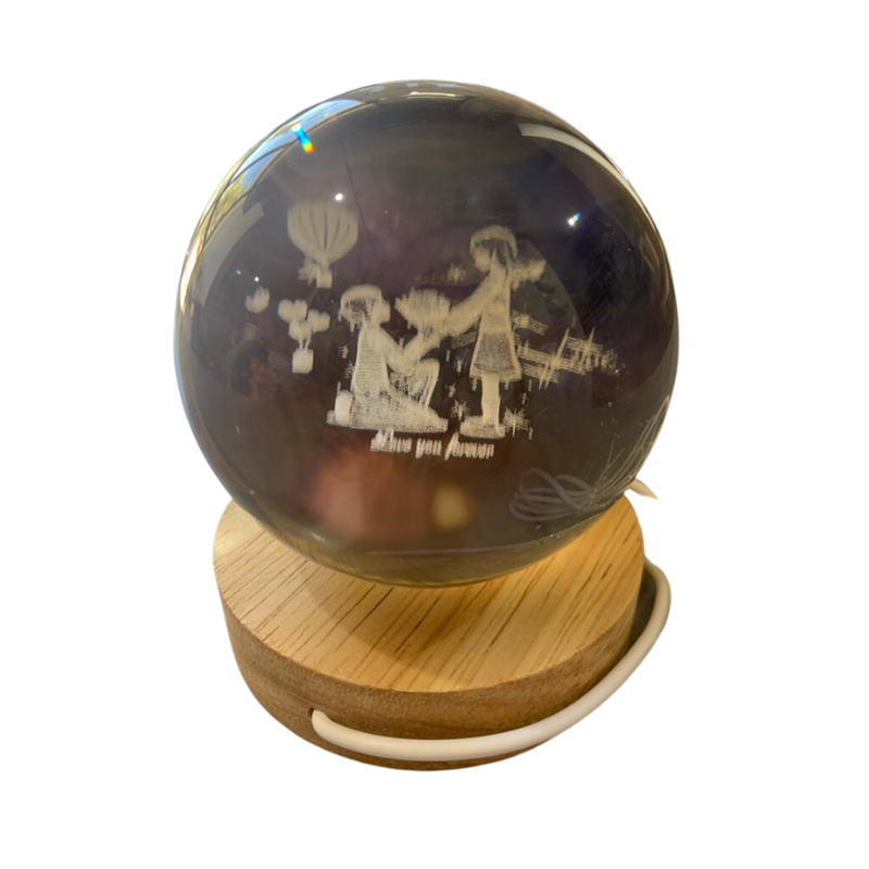 Crystal Valentine Ball