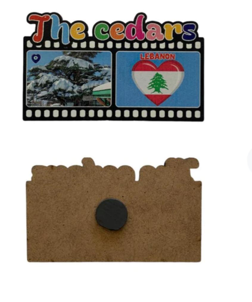 The cedars lebanon fridge magnet