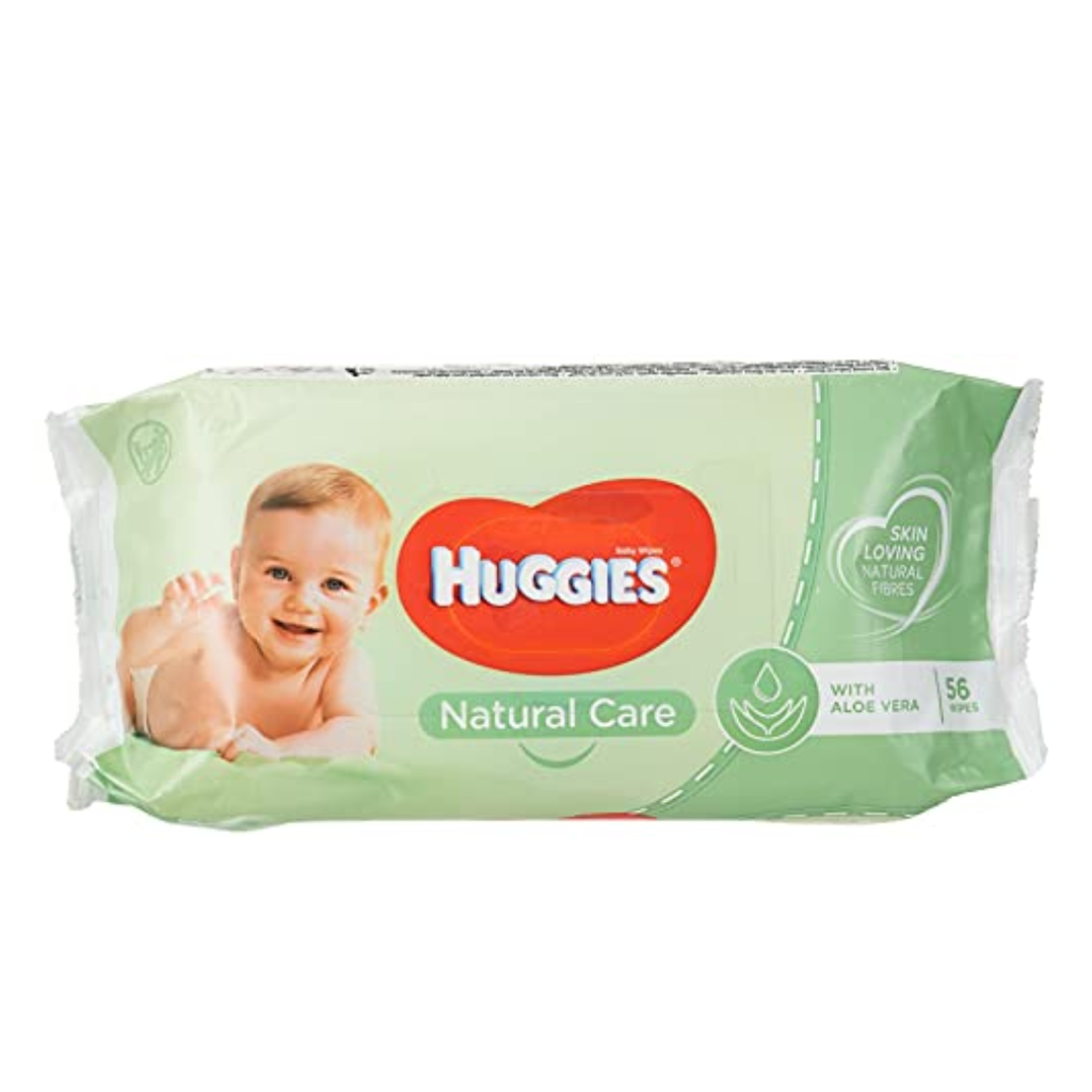 Huggies Wipes Natural Care Aloe Vera