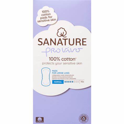 Sanature pads for sensitive skin extra