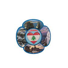Lebanon cities fridge magnet