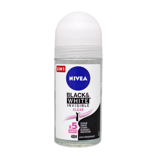 Roll on nivea for women invisble black white clear