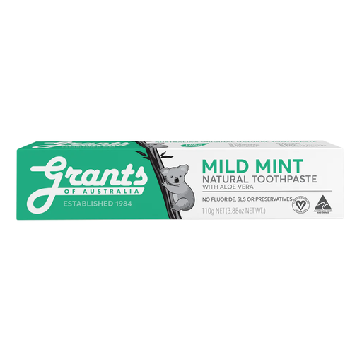 Grants Mild Mint Natural Toothpaste