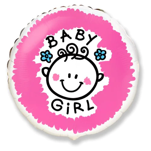 baby helium balloons girl, boy