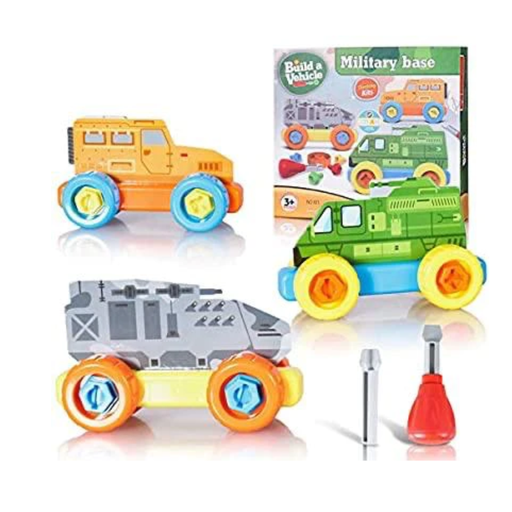 Military Base Building a Vehicle