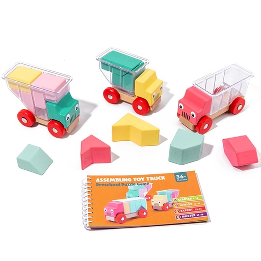 Assembling toy truck