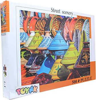 Street scenery puzzle 500pcs