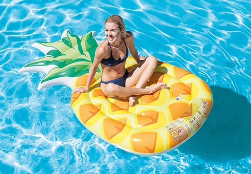 intex inflatable pineapple mat float