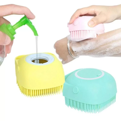 Exquisit Silicone Massage Bath Brush