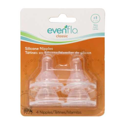 Evenflo classic nipple slow lent 0-3m