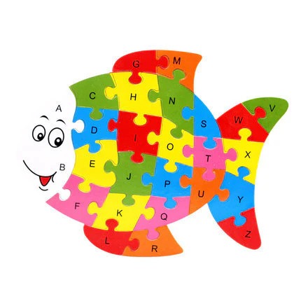 Wooden Puzzle Alphabet Toys